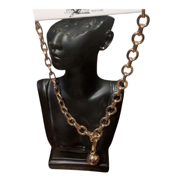 Elegant Gold Chain Choker/Necklace. Time And Tru. New - Picture 4 of 7